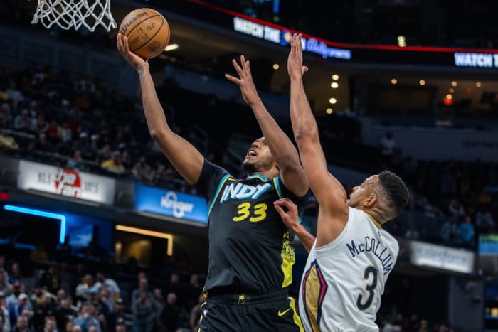 CJ McCollum Myles Turner